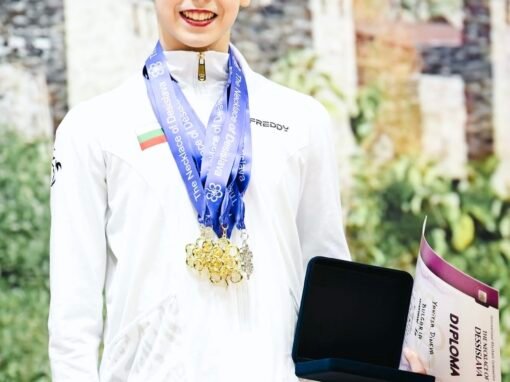 ГИМНАСТИЧКАТА ЯНИЦА ДИНЕВА СПЕЧЕЛИ „ОГЪРЛИЦАТА НА ДЕСИСЛАВА“ И ДОНЕСЕ ЗЛАТО ЗА СТАРА ЗАГОРА