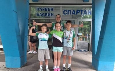 ПЛУВЕЦ НА БЕРОЕ ИЗВОЮВА СРЕБРО И БРОНЗ НА ПЪРВЕНСТВОТО ЗА ДЕЦА 