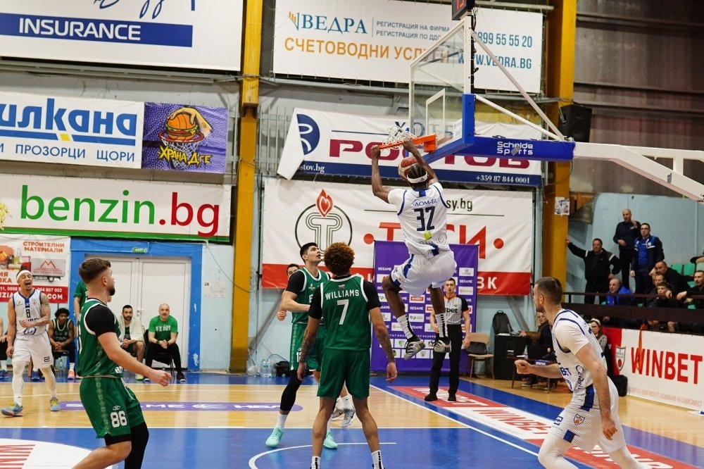 ЗАГУБА ЗА БАСКЕТБОЛНИТЕ ЗЕЛЕНО-БЕЛИ