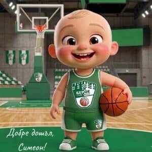 Треньорът на мъжкия тим на баскетболен клуб Берое Даниел Клечков стана баща за първи път