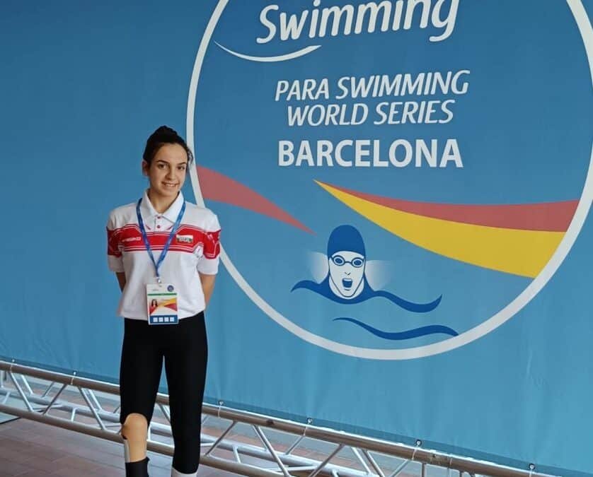 СЪСТЕЗАТЕЛКАТА НА СПОРТЕН КЛУБ ПО ПЛУВАНЕ „БЕРОЕ“ КАЛИНА СТОЯНОВА С ОТЛИЧНО ПРЕДСТАВЯНЕ НА СВЕТОВНИТЕ СЕРИИ ПО ПАРАПЛУВАНЕ