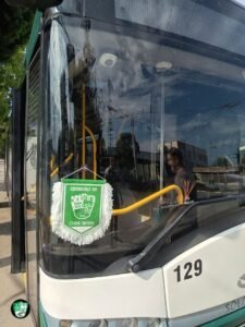 Флагчета на Берое в градския транспорт