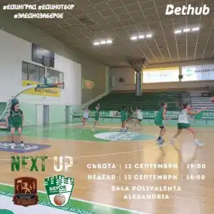БК Берое (жени) – проверки с Александрия